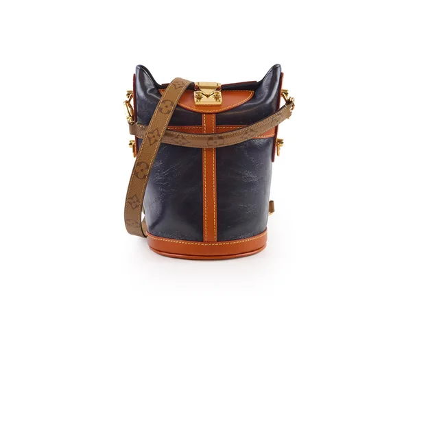 Louis Vuitton Duffle Bucket Navy in Navy Calfskin from The Purse Affair