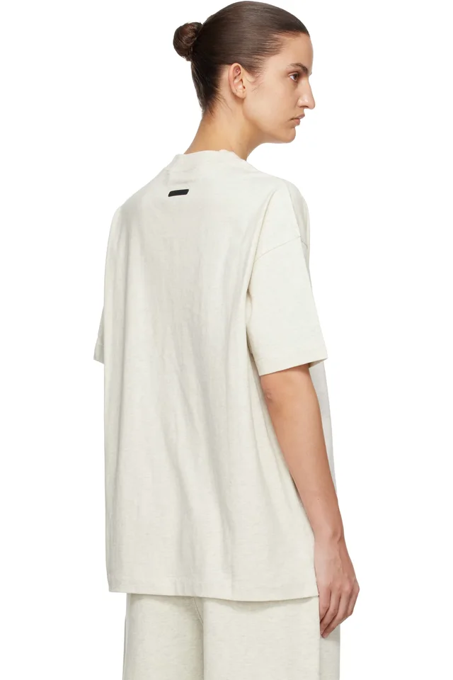 Fear of God ESSENTIALS Off-White Classic T-shirt, photo 3 of 4 from SSENSE