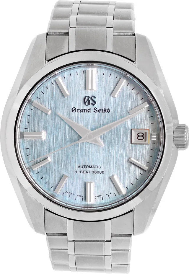 Unused Grand Seiko Heritage " Ice Blue" 40mm sbgh349g in Blue Titanium from Gray And Sons