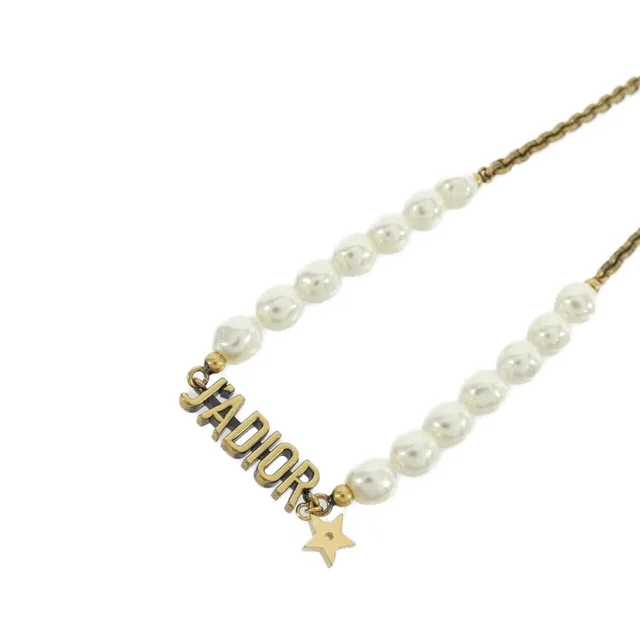 Dior Ja Necklace Gold in Gold from The Reluxe