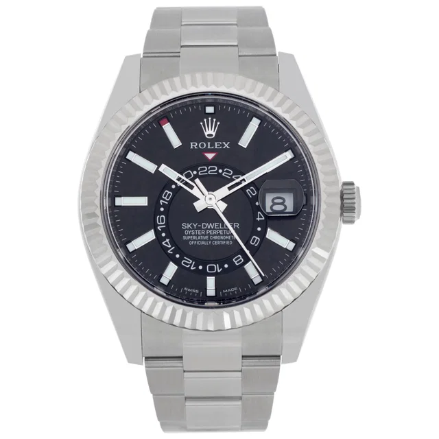 Unused Rolex Sky-Dweller 42mm 326934 in Stainless Steel, White Gold from Gray And Sons