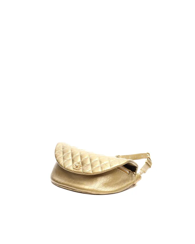 Chanel Métiers D’Art 2019 Easy Trip Waist Belt Bag in Crocodile from A Retro Tale, photo 4 of 8