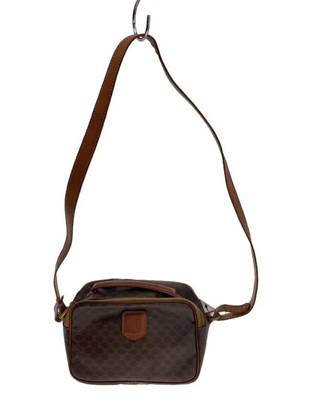 Celine Macadam Shoulder Bag Brown All Over in red|brown from Poshmark