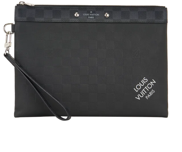 Louis Vuitton Pochette To Go in Black Leather from Designer Exchange