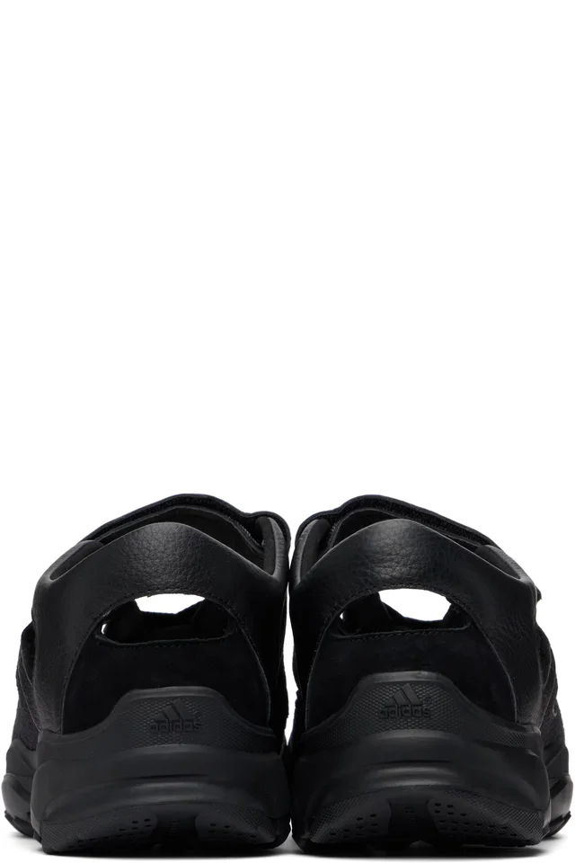 Y-3 Black GSG9 Sandals, photo 2 of 5 from SSENSE
