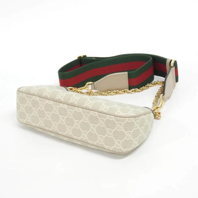 Gucci Ophidia GG Supreme Canvas Shoulder Bag in Beige Canvas from LuxUness, photo 3 of 6