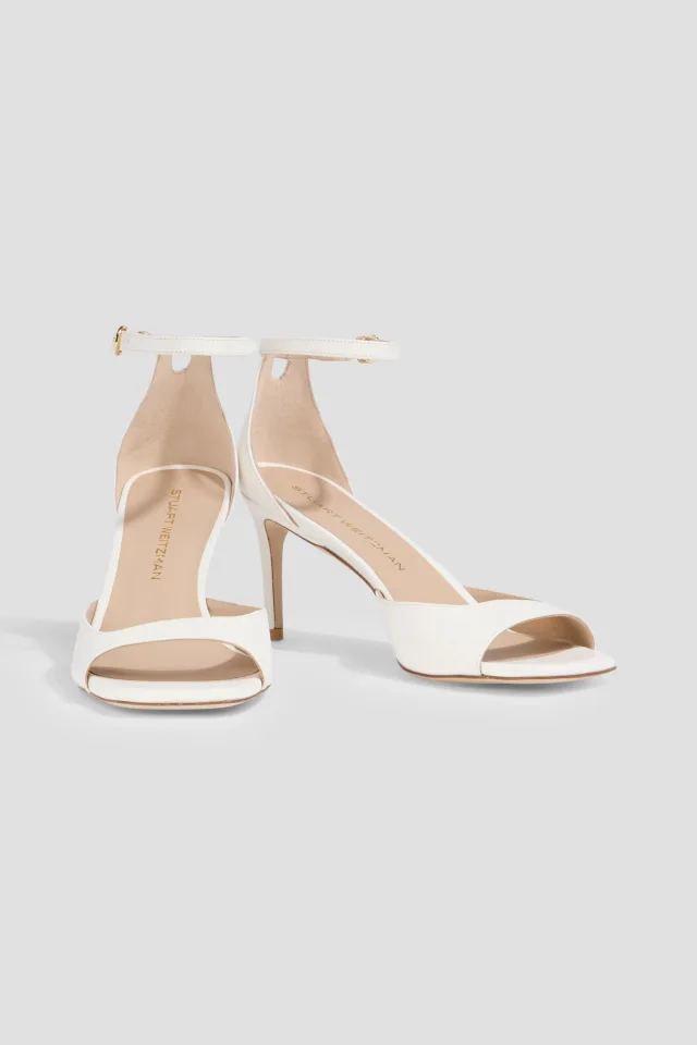 Stuart Weitzman Nudistia 75mm Leather Sandals, photo 2 of 4 from THE OUTNET