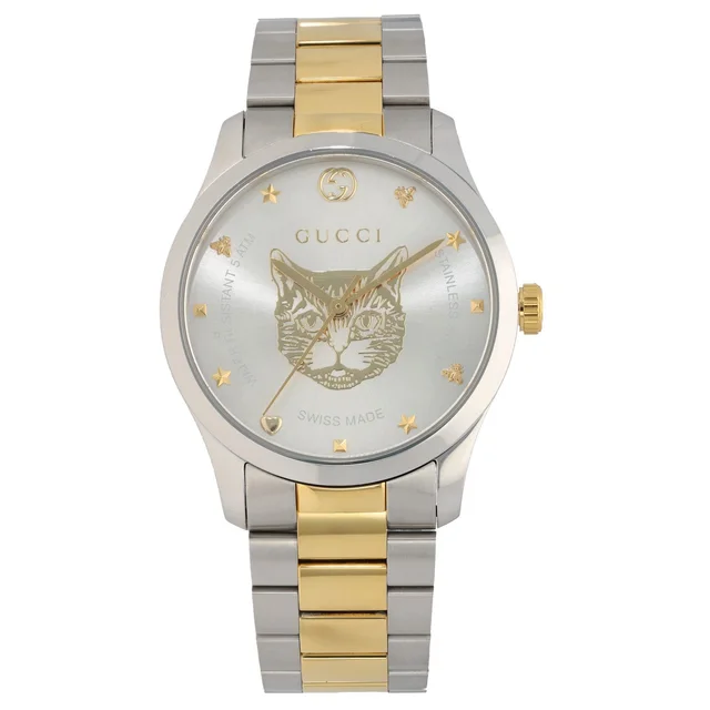 Gucci G-Timeless 126.4 38mm Stainless Steel Watch from H&T