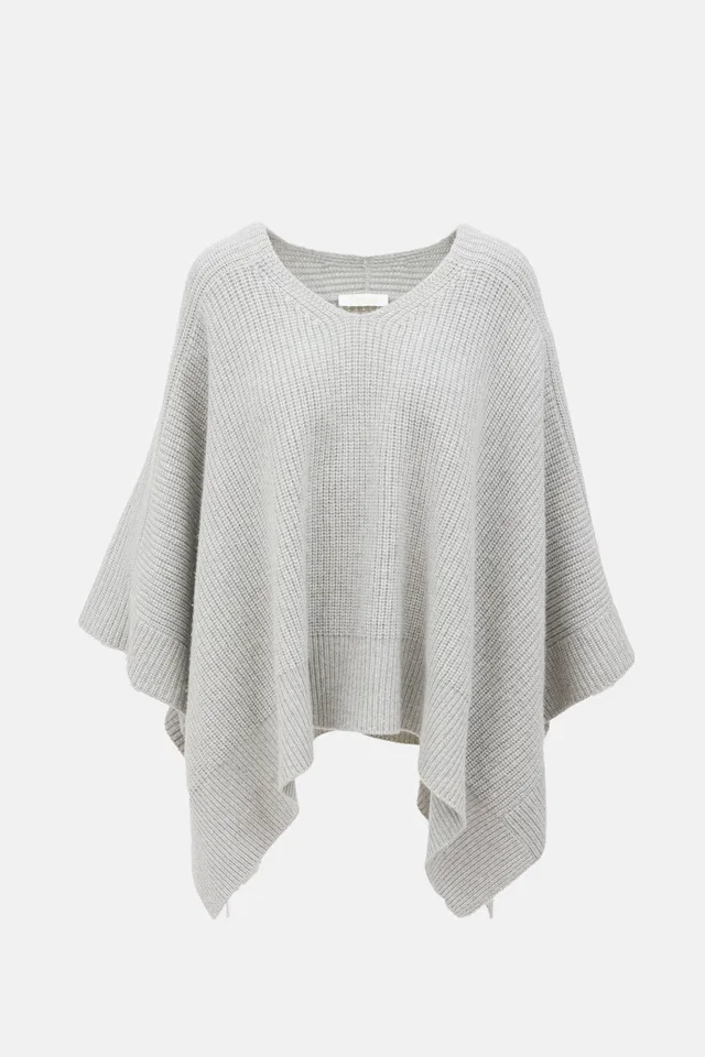Chloé Cashmere Ribbed Cape in Cashmere from VSP Consignment