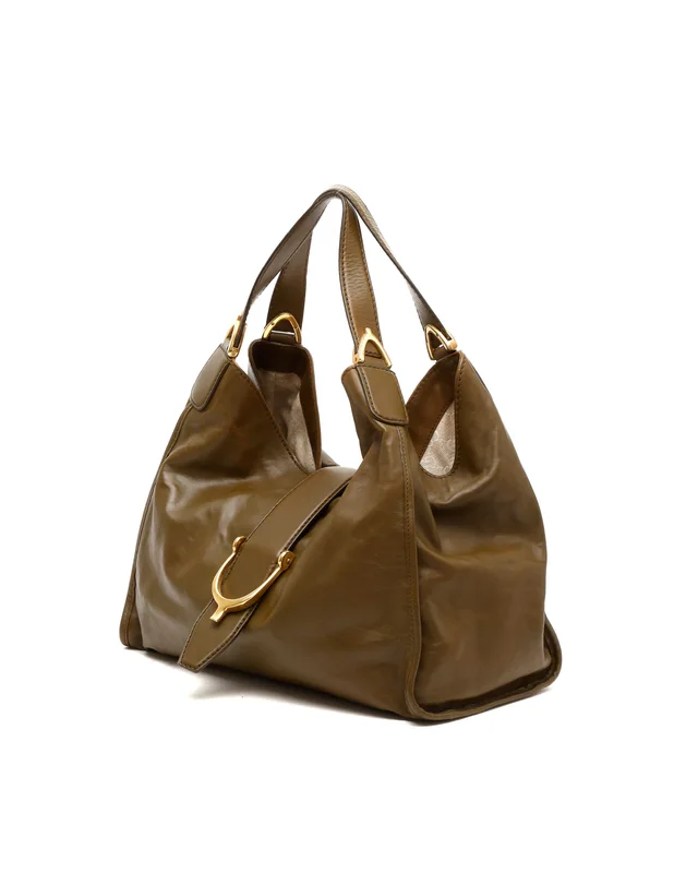 Gucci Small Soft Stirrup Bag in Canvas from A Retro Tale, photo 2 of 8