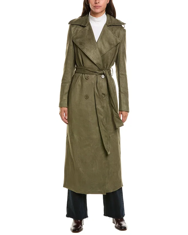 Bardot Kira Faux Suede Trench Coat, image 1 of 1 from Rue La La