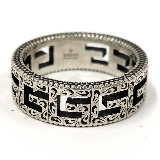 Gucci Square Arabesque Ring from The Reluxe