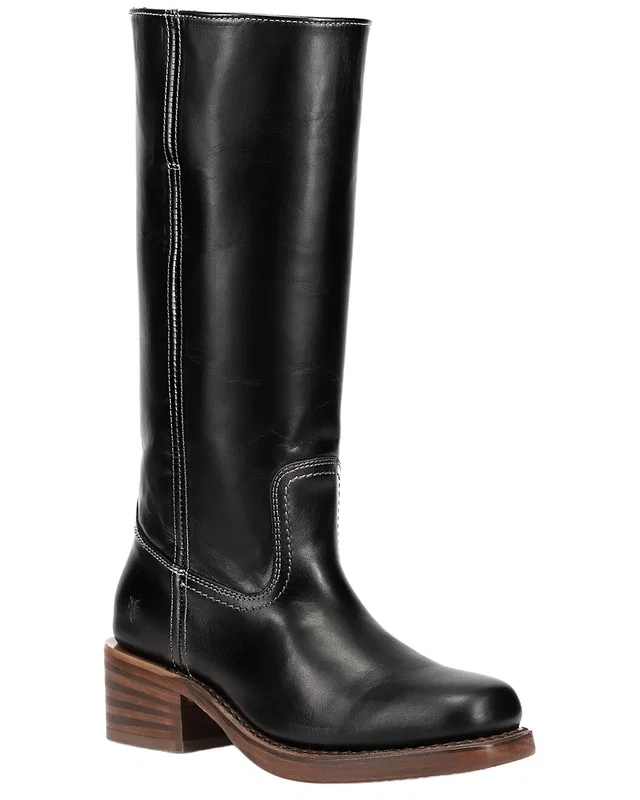 Frye Campus 14in Leather Boot in https://asset2.ruecdn.com/images/sw/131172/1311721628_RLSW_black.jpg, image 1 of 1 from Rue La La
