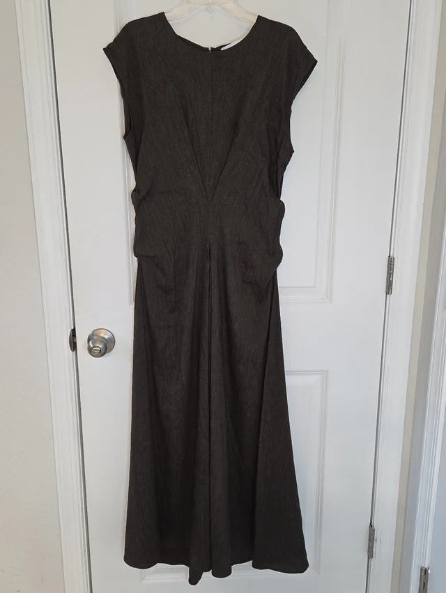 Proenza Schouler White Label Miranda Dress in brown|red from Poshmark