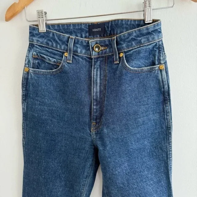 Khaite Danielle High Rise Blue Denim Jeans in blue Denim from Poshmark