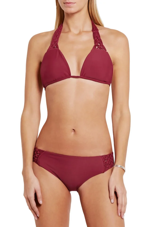 Mikoh Italia Macramé-Paneled Bikini Briefs, photo 3 of 5 from THE OUTNET
