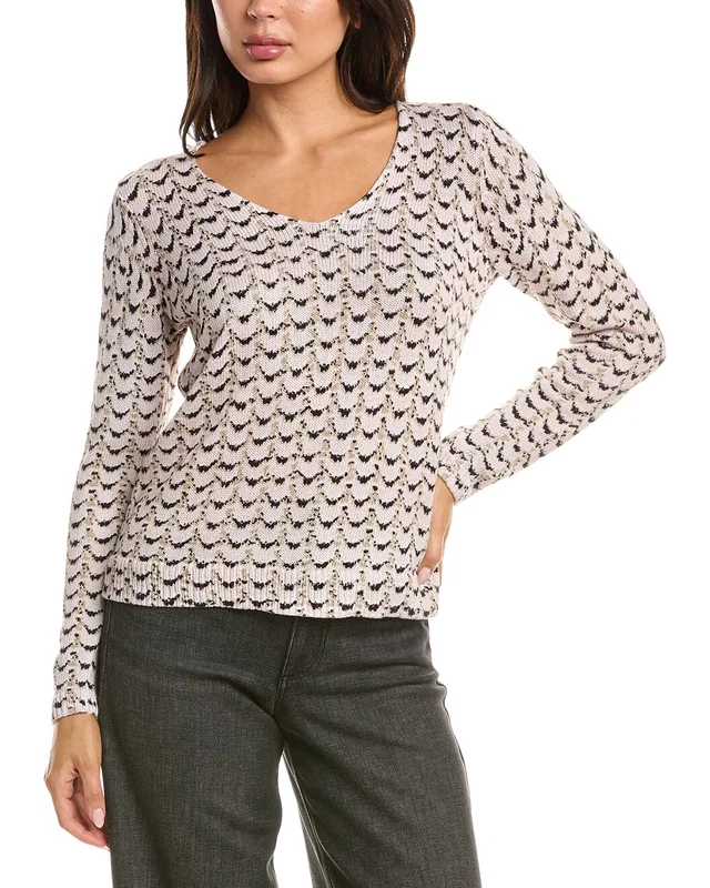 NIC+ZOE Mosaica Cord Sweater, image 1 of 1 from Gilt