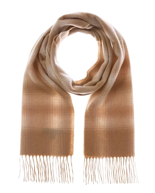 Amicale Cashmere Ombre Windowpane Cashmere Scarf, image 1 of 1 from Rue La La
