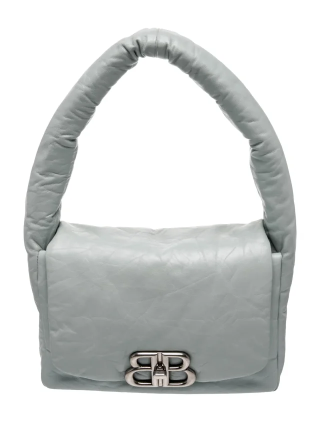 Balenciaga Shoulder Bag handbags in blue Leather from The RealReal