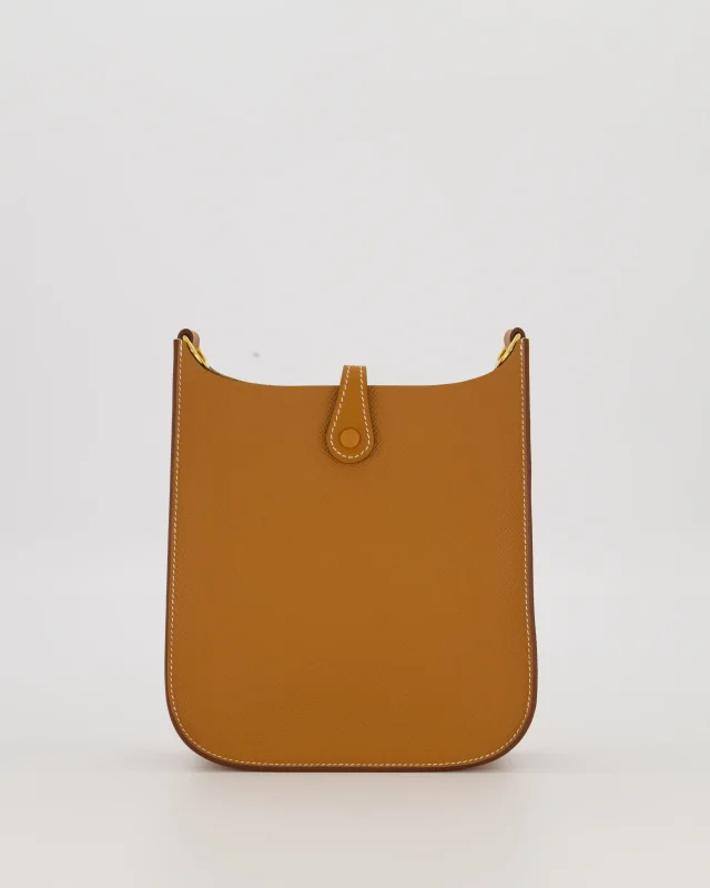 Hermès Gold Mini Evelyne Sellier Bag in Gold Epsom leather from Sellier, photo 6 of 18