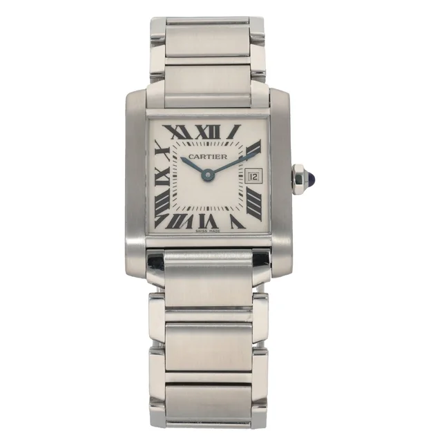 Cartier Tank Francaise 2465 24mm Stainless Steel Watch from H&T