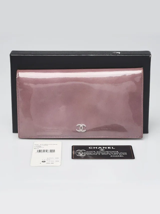 Chanel Light Purple Patent Leather CC L Yen Wallet in Purple Patent leather from Yoogis, photo 4 of 13