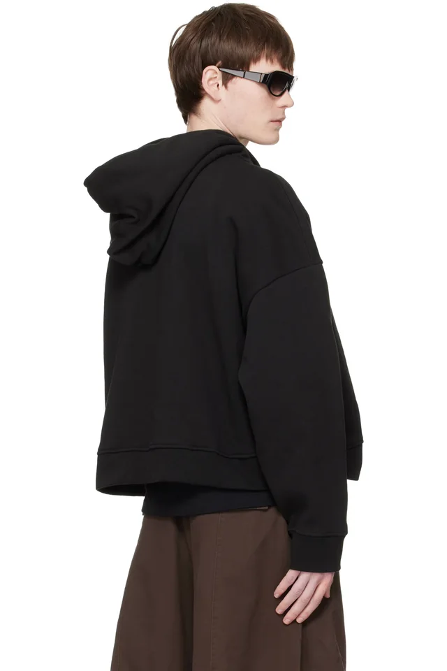 Entire Studios Black Heavy Hoodie, photo 3 of 4 from SSENSE