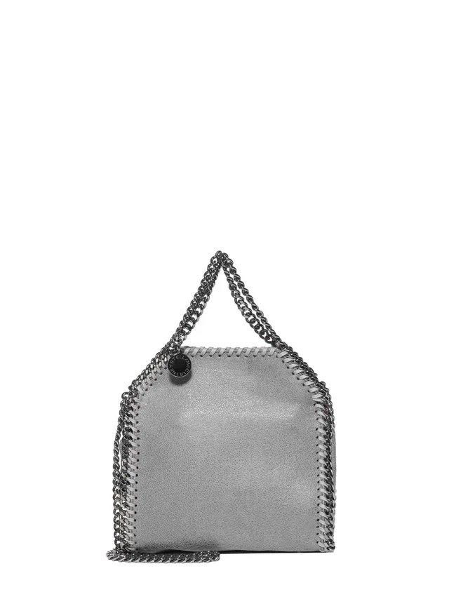 Stella McCartney Falabella Mini Tote Bag — Gray Polyester in Grey from HEWI