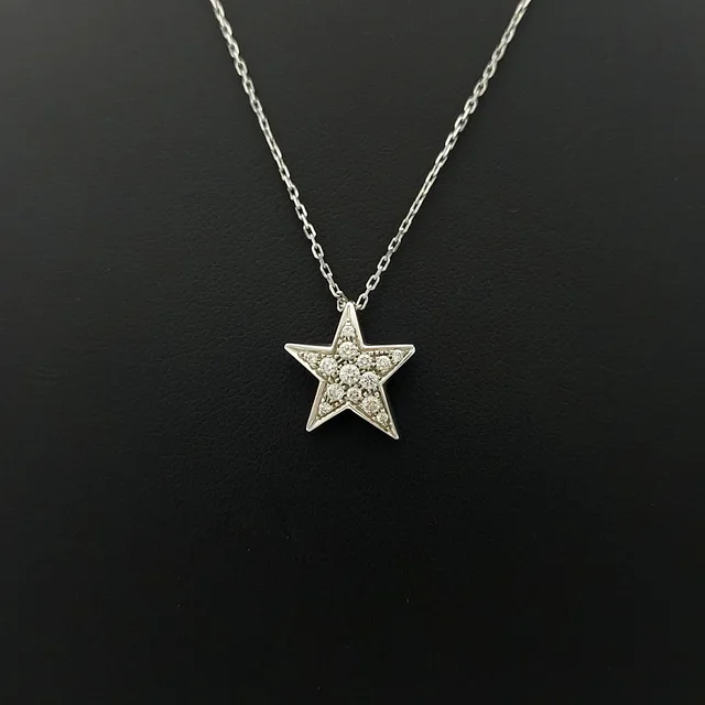 Chanel 샤넬 다이아 코메트 제오드 목걸이 from GUGUS