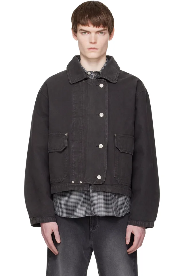Black Courier Jacket, image 1 of 1 from SSENSE