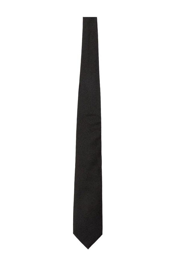 Tom Ford Mulberry Silk Necktie — Black Neckties in Black Silk from HEWI