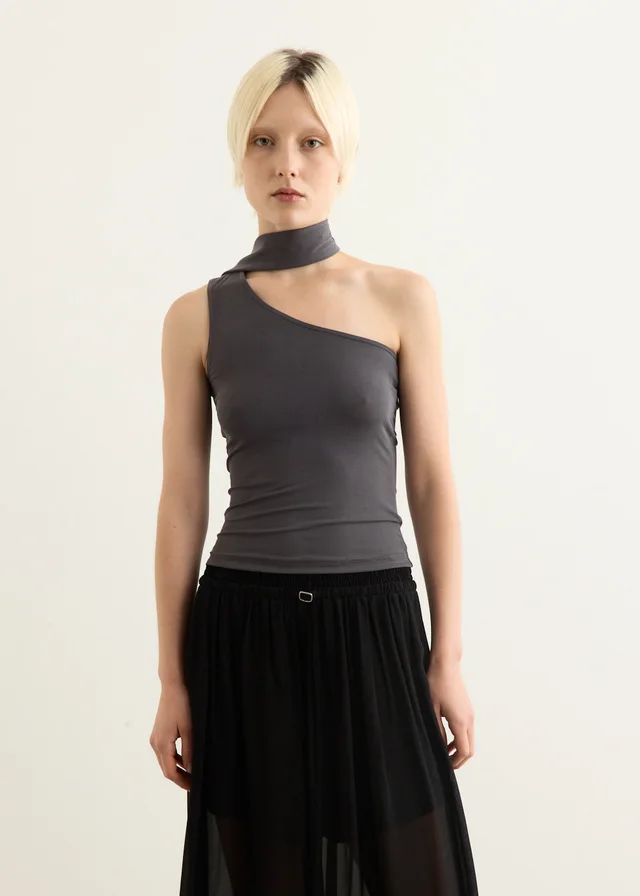Incu Collection Believer Scarf Top in Grey from Incu, photo 1 of 1