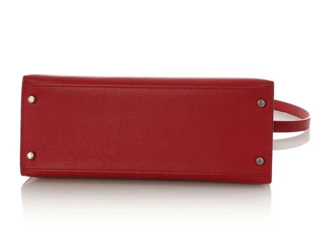 Hermès Rouge Casaque Epsom Kelly 28 in Red Epsom leather from Ann's Fabulous Finds, photo 6 of 11