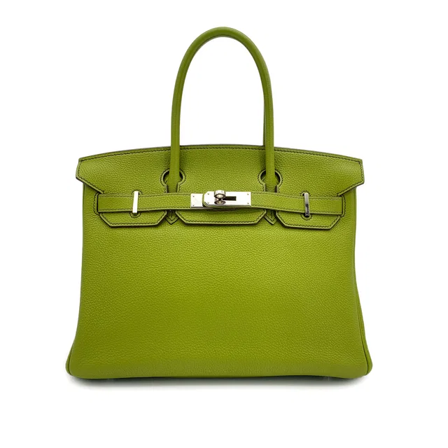 Hermès Birkin 30 Anis Green Togo Hand Bag 2007 Square K Palladium Hardware in Green Togo leather from Luxury Promise