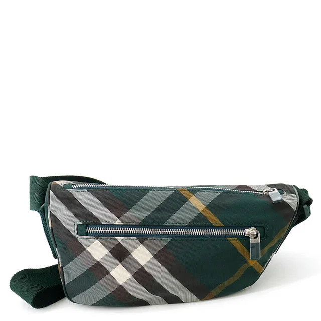 Burberry Crossbody Bag Green/Ivory/Yellow/Brown Nylon in Brown Nylon from GALLERY RARE