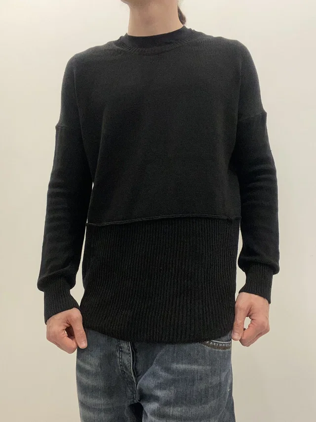 Acne Studios Steven Ss14 Linen Open Knit Men’S Sweater in black from Grailed