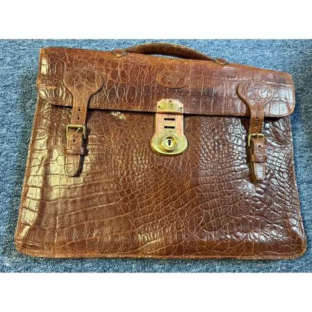 Mulberry Vintage Brown Congo Leather Briefcase / Messenger Bag - England in brown|red Leather from Poshmark