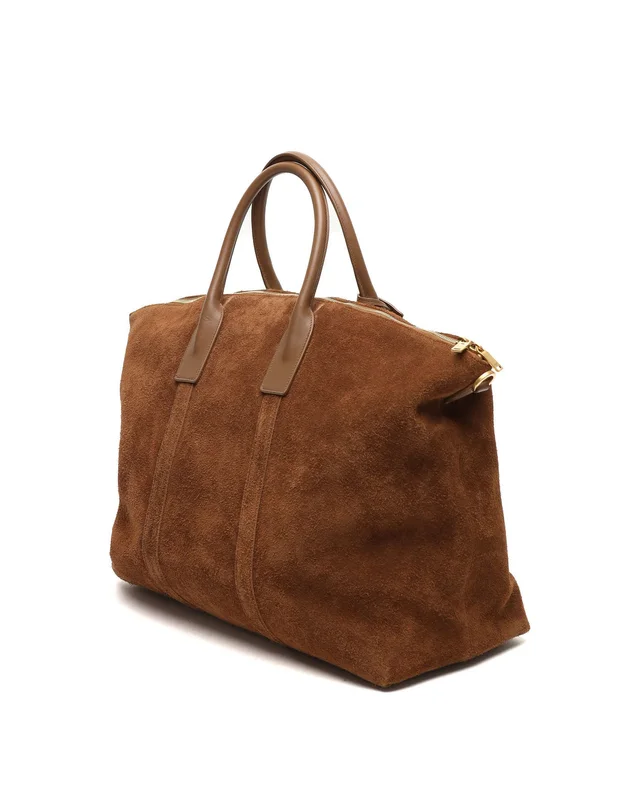 Saint Laurent Suede Bowling Bag in Suede from A Retro Tale, photo 3 of 9