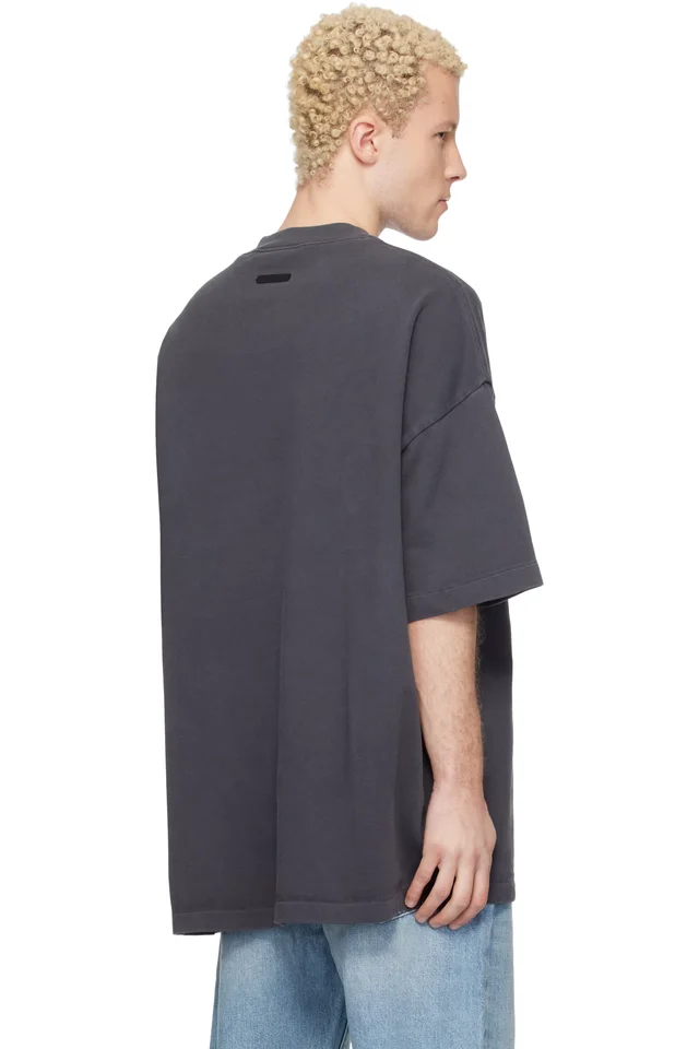 Fear of God ESSENTIALS Gray Training 90s Short Sleeve T-shirt, photo 3 of 4 from SSENSE