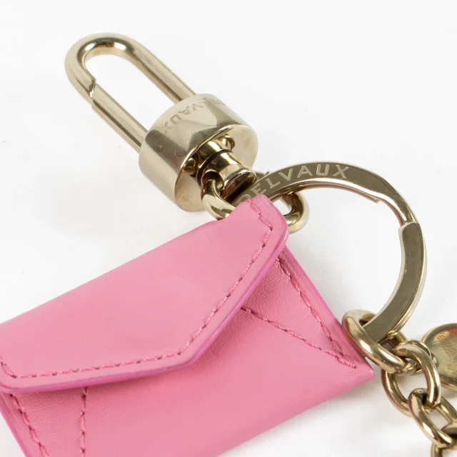 Delvaux Pink Envelope Key Charm in Pink from Labellov, photo 2 of 2