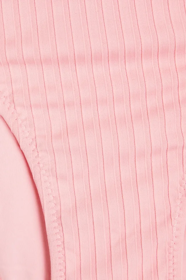 Melissa Odabash Cancun Ribbed Bikini Briefs in Pink, photo 4 of 4 from THE OUTNET