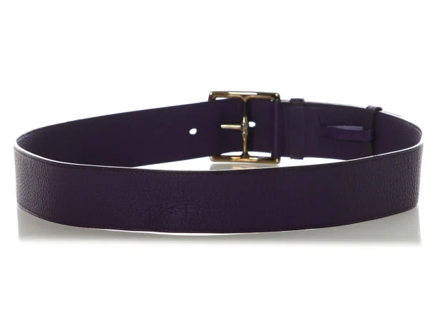 Hermès Iris Etrivière Belt in Denim from Ann's Fabulous Finds, photo 3 of 6