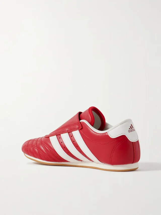 ADIDAS ORIGINALS Taekwondo leather sneakers in Red, photo 2 of 2 from NET-A-PORTER (Canada)