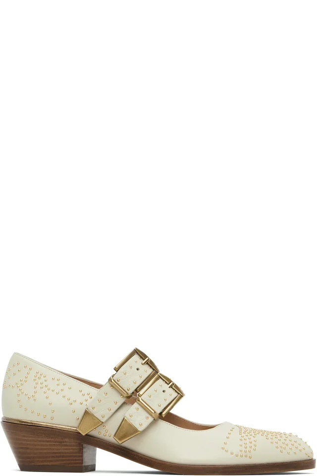 Chloé Off-White Susanna Heels, image 1 of 1 from SSENSE