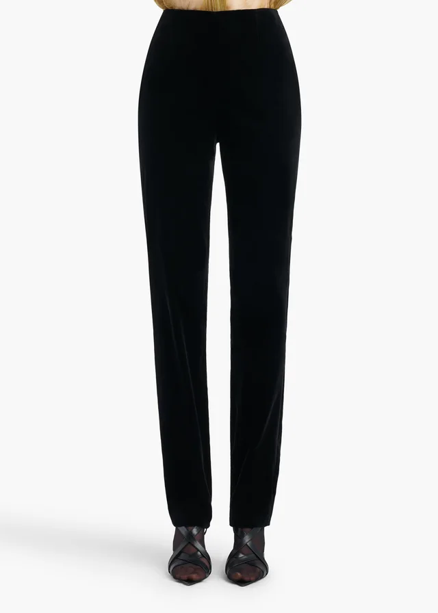 Khaite Velvet trousers, photo 2 of 6 from SENSER