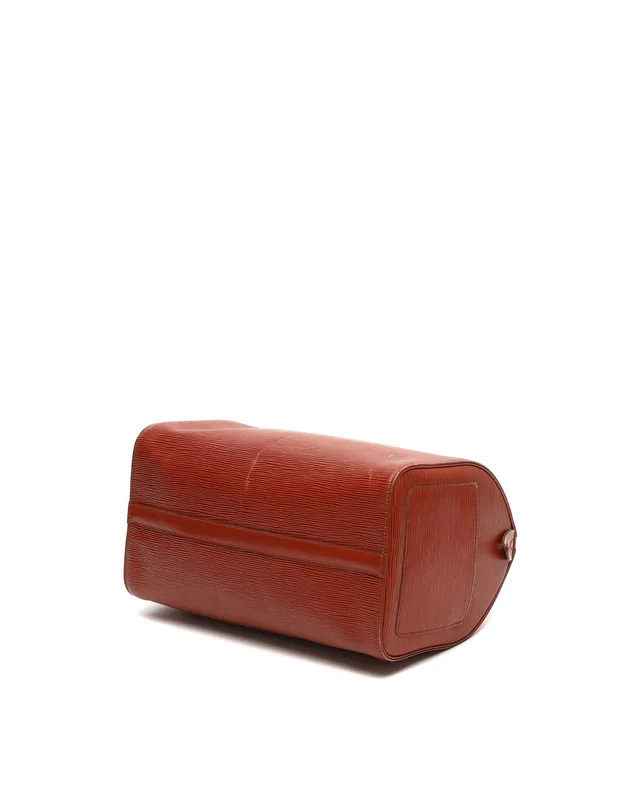 Louis Vuitton Epi Speedy 30 Bag in Suede from A Retro Tale, photo 5 of 11