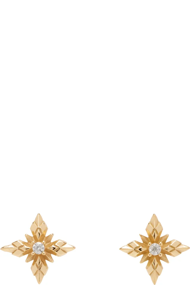 Emanuele Bicocchi Stella Ventis Crystal Earrings, image 1 of 1 from SSENSE