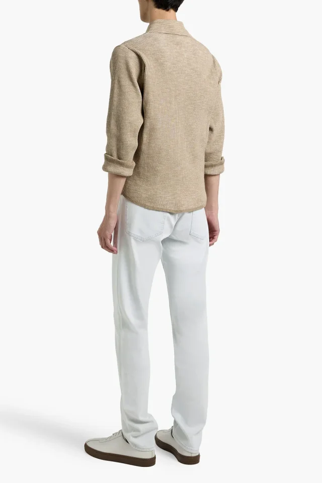Frame L'Homme Slim-Fit Denim Jeans in Dark denim, photo 6 of 10 from THE OUTNET