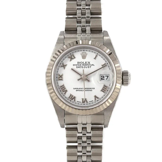 Rolex Datejust 79174 SSxWG Automatic P number in Dial color: White/Roman Case: Stainless steel x white gold Bracelet: stainless steel from KOMEHYO