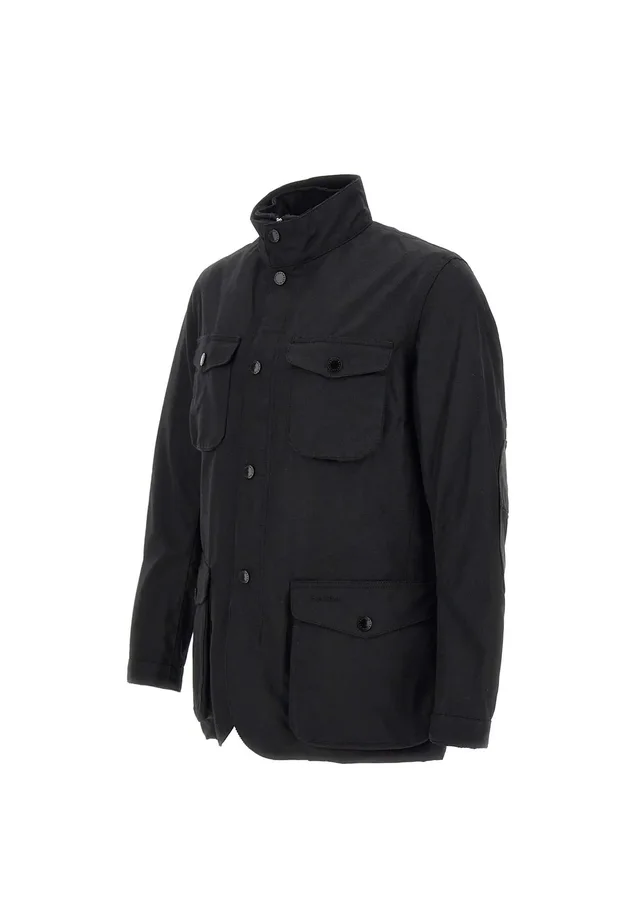 Barbour Ogston High-Neck Waxed Jacket, photo 2 of 6 from SENSER